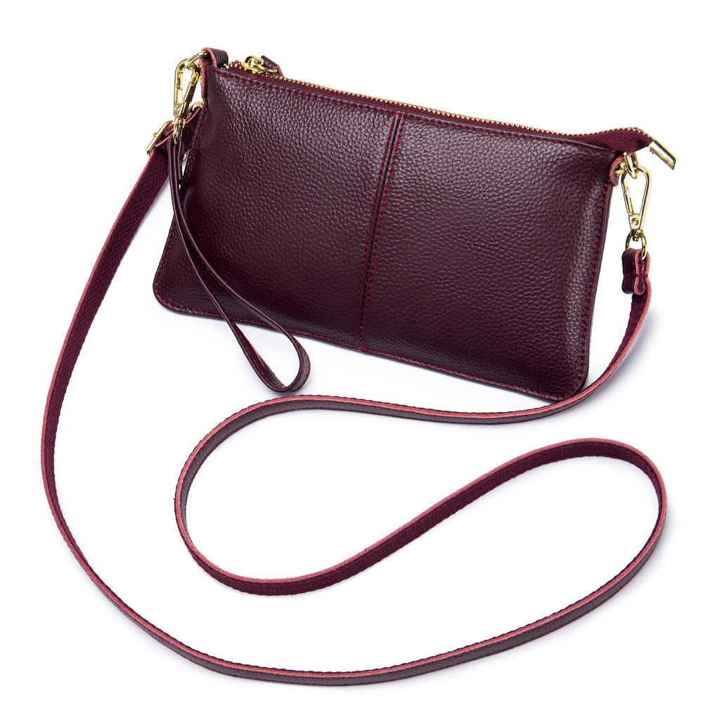 Leather One-Shoulder Clutch for Women - All-Match Leather Handbag - The Eggy's store