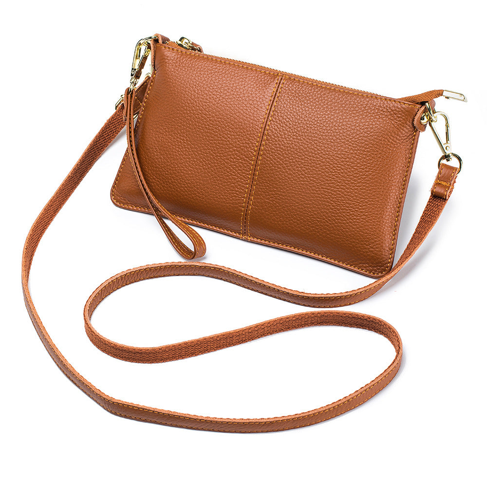 Leather One-Shoulder Clutch for Women - All-Match Leather Handbag - The Eggy's store