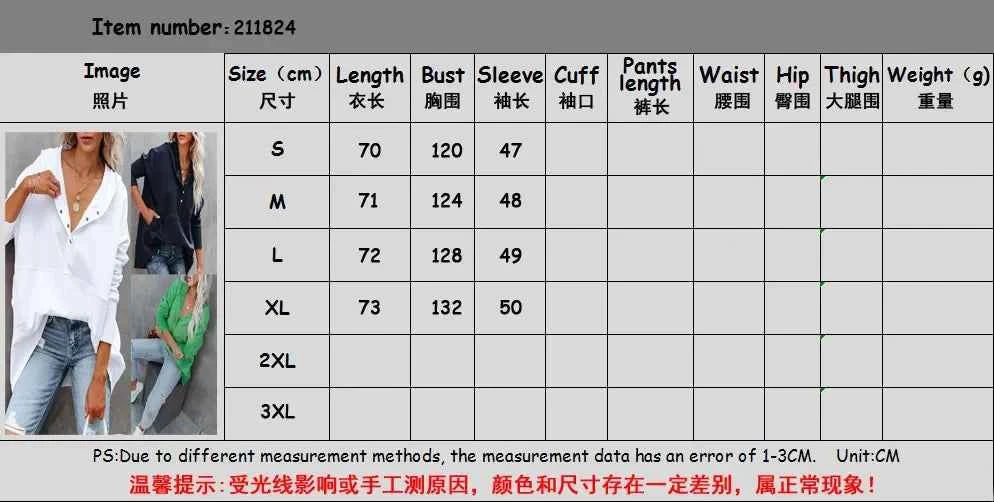 Casual Loose White Women Sweatshirt V-neck Hooded Batwing Sleeve Hoodie Top For Women Pullovers