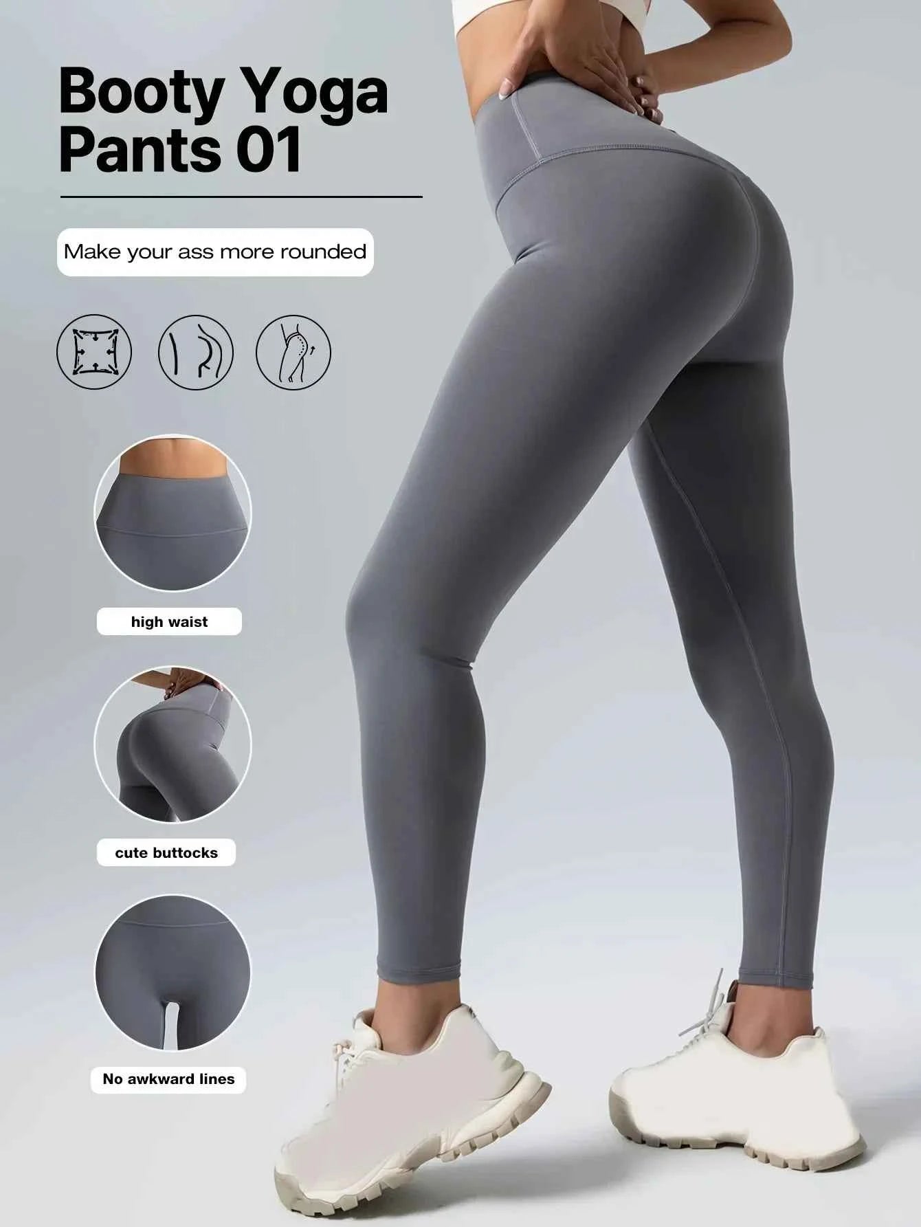ElevateFit High-Waist Shaping Yoga Leggings