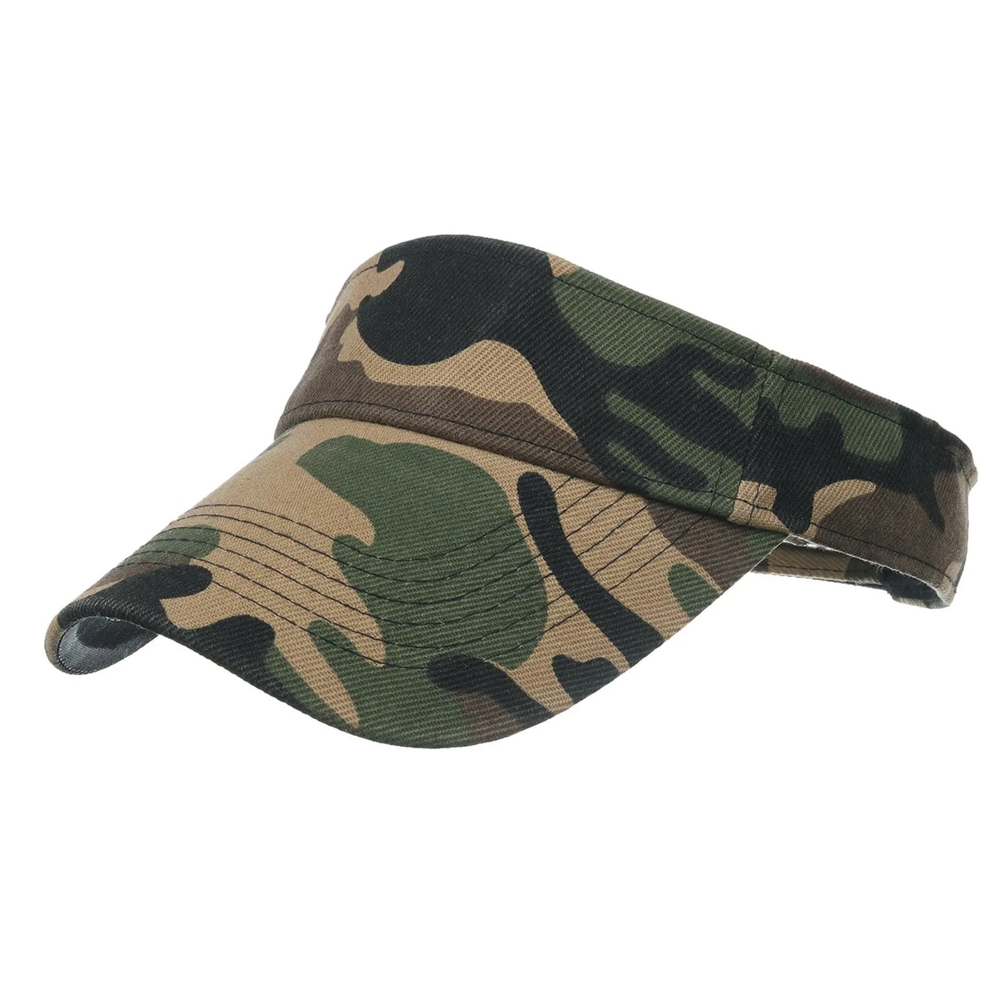 Camouflage Breathable Sun Hats Women Adjustable Visor UV Protection Tennis Running Sunscreen Hat - The Eggy's store