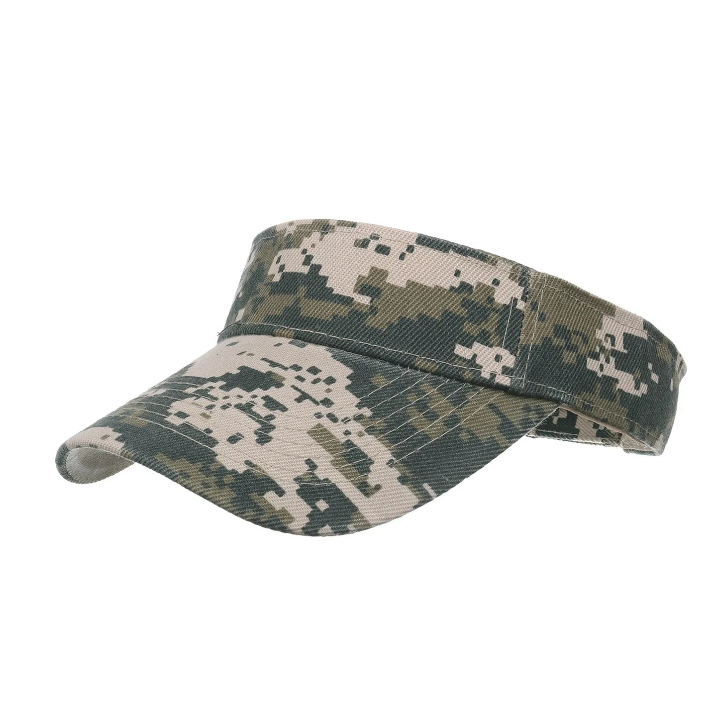 Camouflage Breathable Sun Hats Women Adjustable Visor UV Protection Tennis Running Sunscreen Hat - The Eggy's store