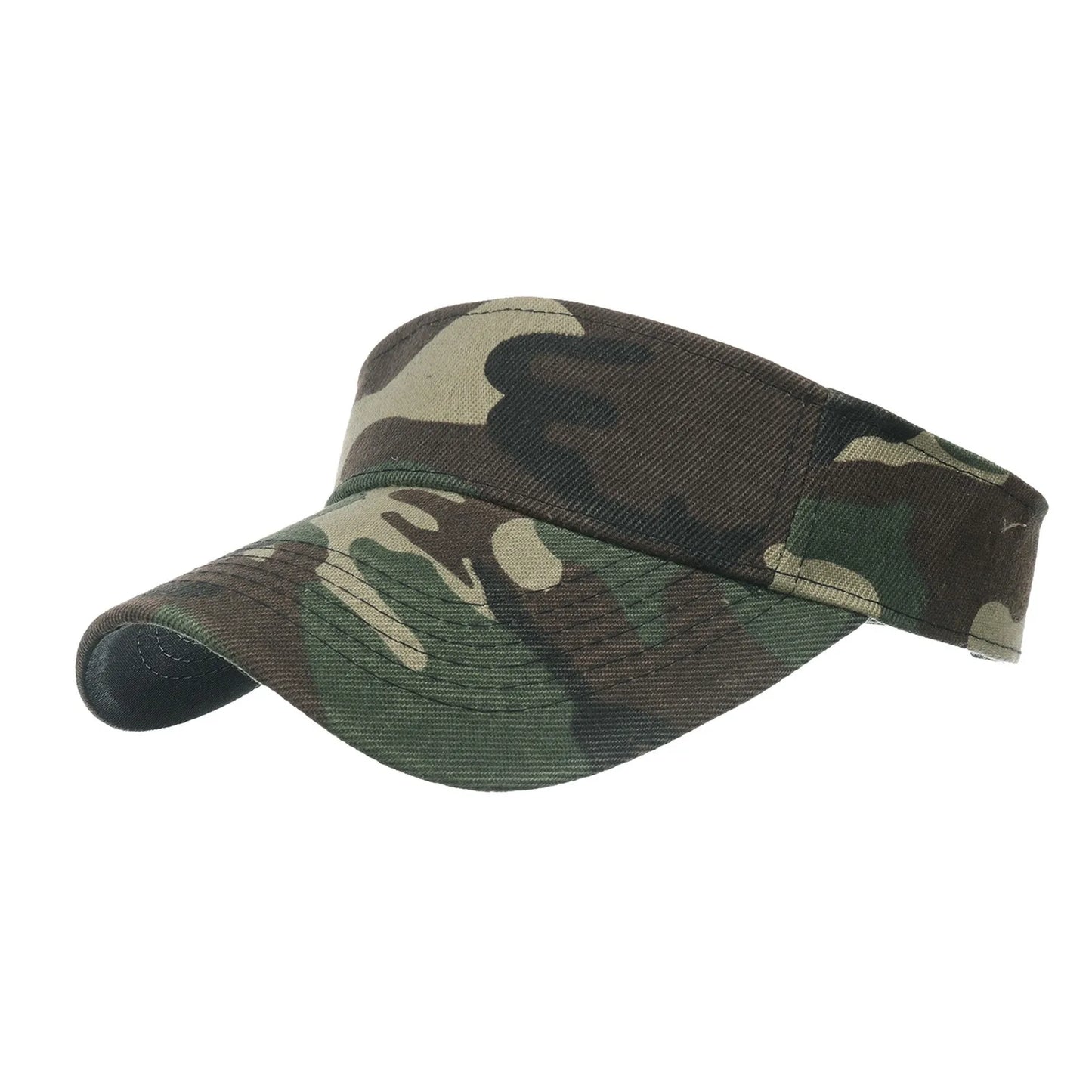 Camouflage Breathable Sun Hats Women Adjustable Visor UV Protection Tennis Running Sunscreen Hat - The Eggy's store