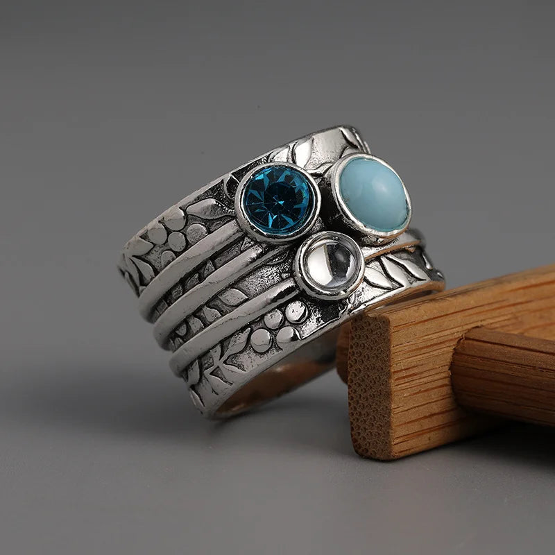 Vintage Bohemian Statement Ring for Women