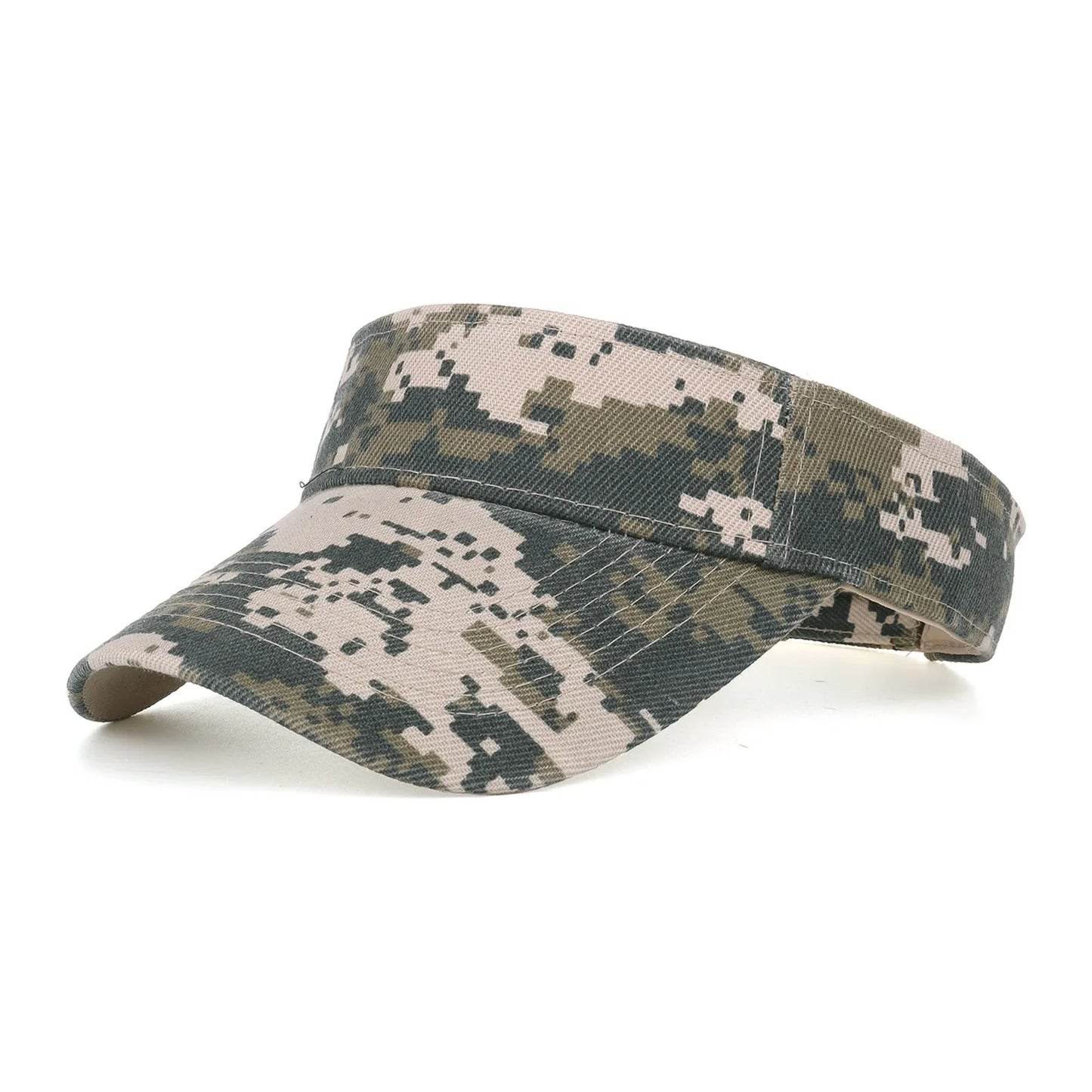 Camouflage Breathable Sun Hats Women Adjustable Visor UV Protection Tennis Running Sunscreen Hat - The Eggy's store