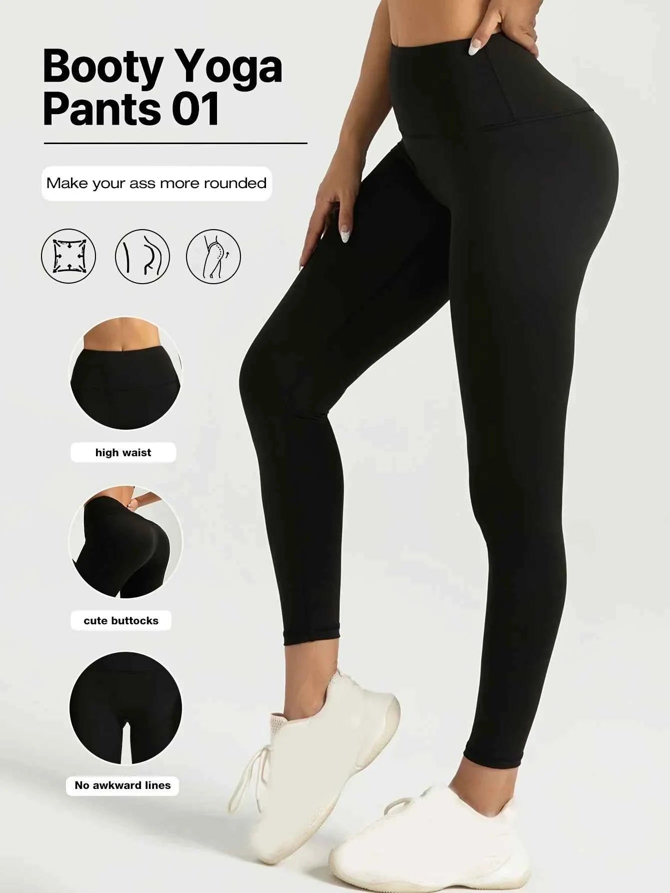 ElevateFit High-Waist Shaping Yoga Leggings
