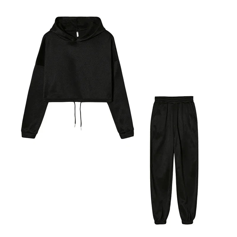 Women's Long-Sleeved Sports Suit, Two-Piece Women's Sweatsuit