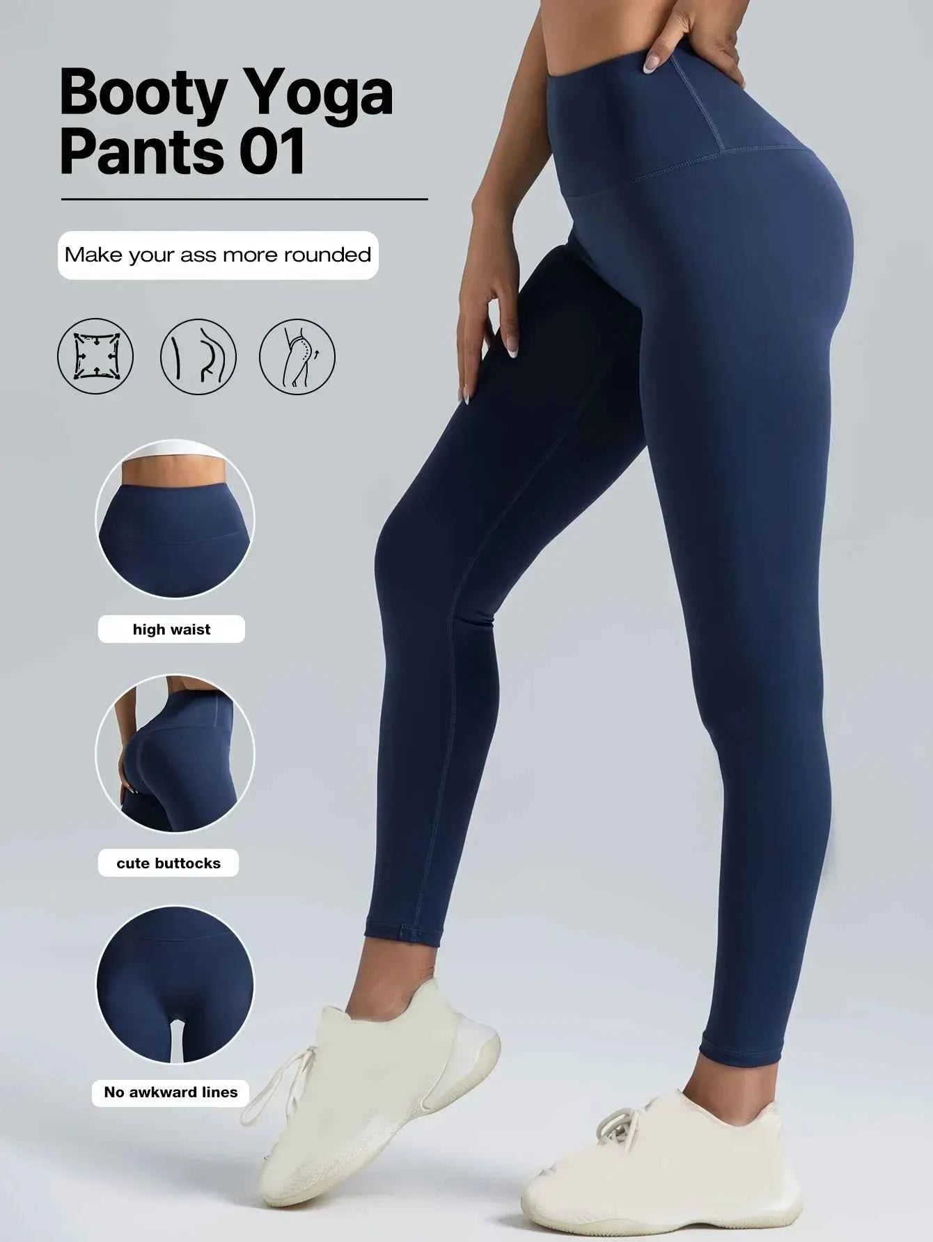 ElevateFit High-Waist Shaping Yoga Leggings