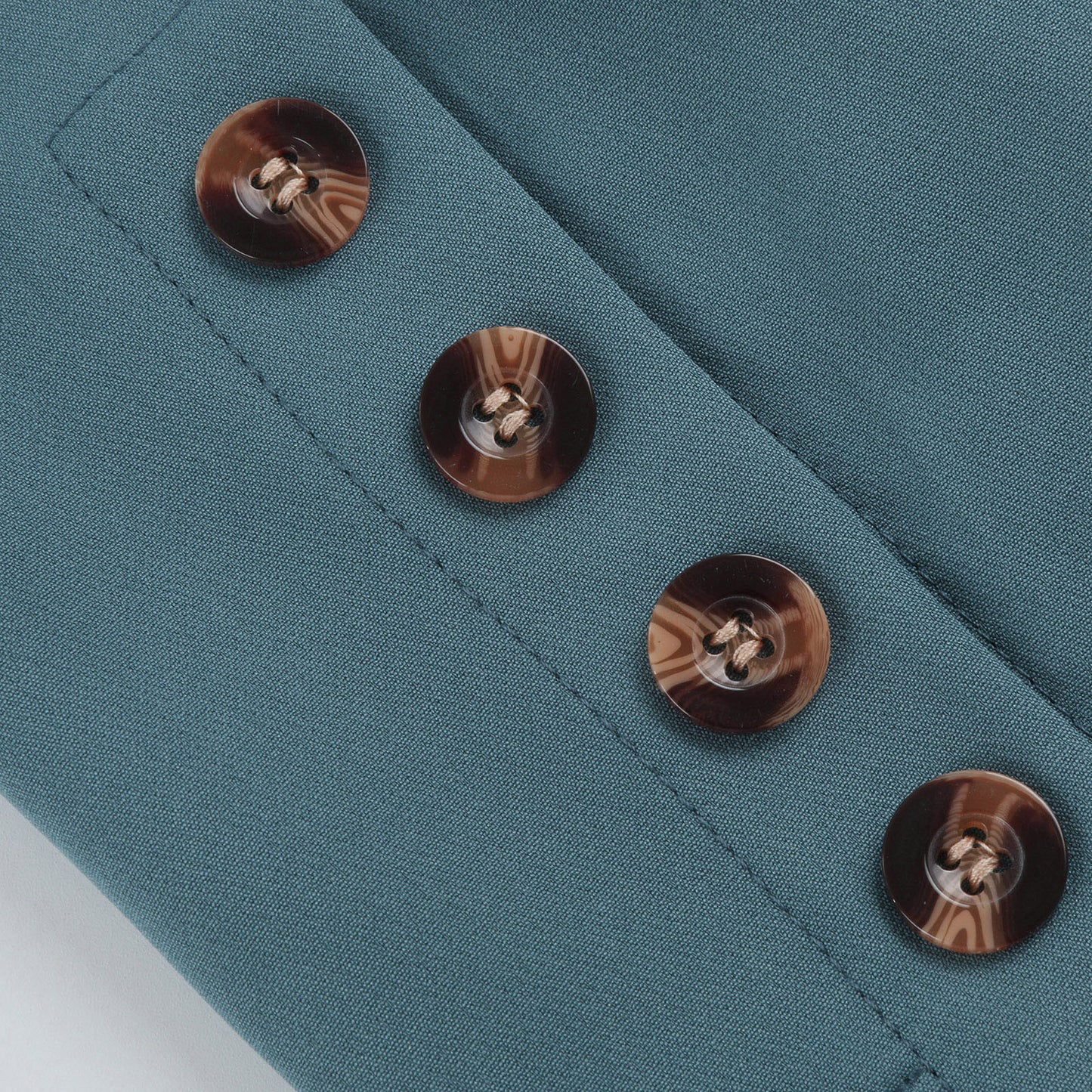 Solid Blazer Coat Women Notched Long Sleeve Cardigan Button Casual Jacket Suits Office Lady Blazers Jackets - The Eggy's store