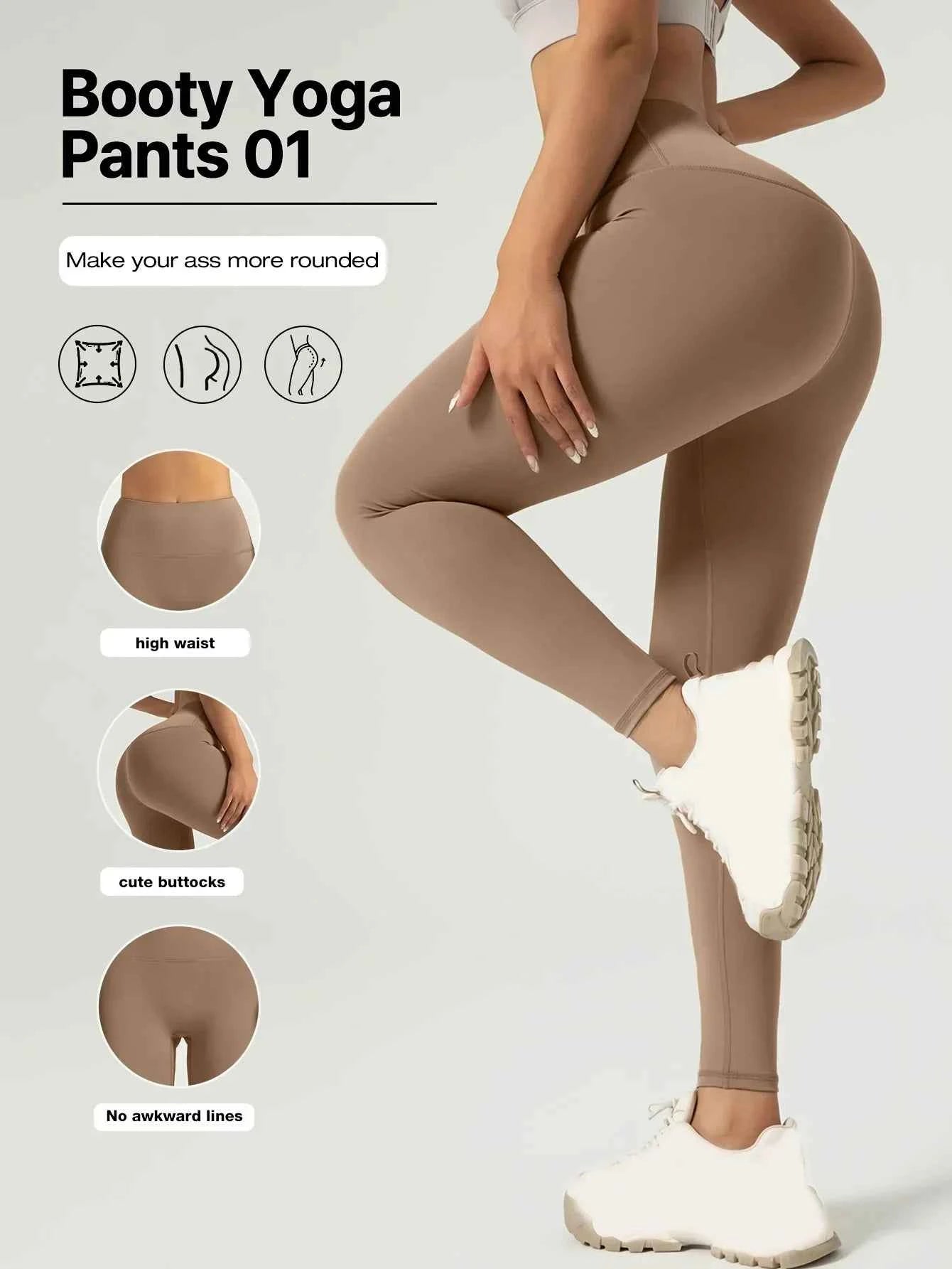 ElevateFit High-Waist Shaping Yoga Leggings