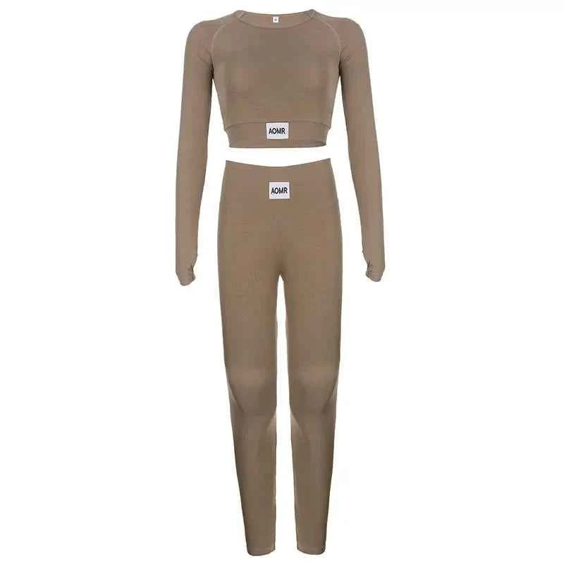 Women's T-shirts And Leggings Jogger 2 Pieces