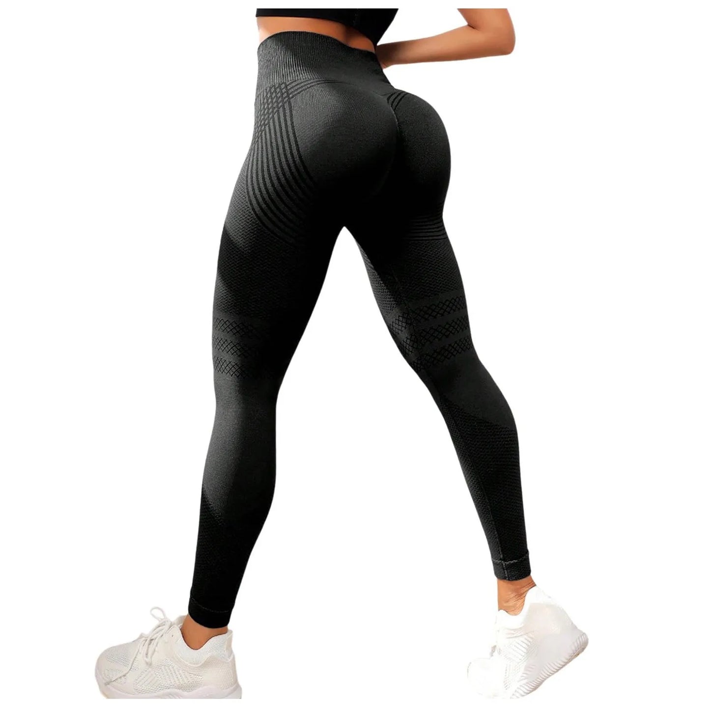 High Waist Compression Leggings for Women - Seamless Slimming Opaque Stretch Pants for Yoga and Fitness - The Eggy's store