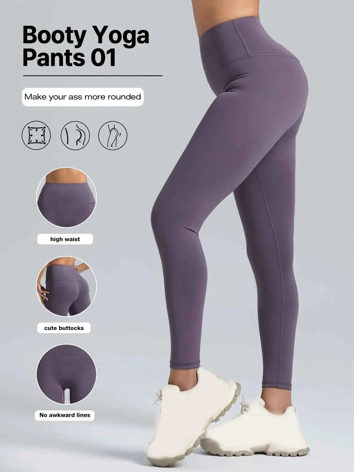 ElevateFit High-Waist Shaping Yoga Leggings