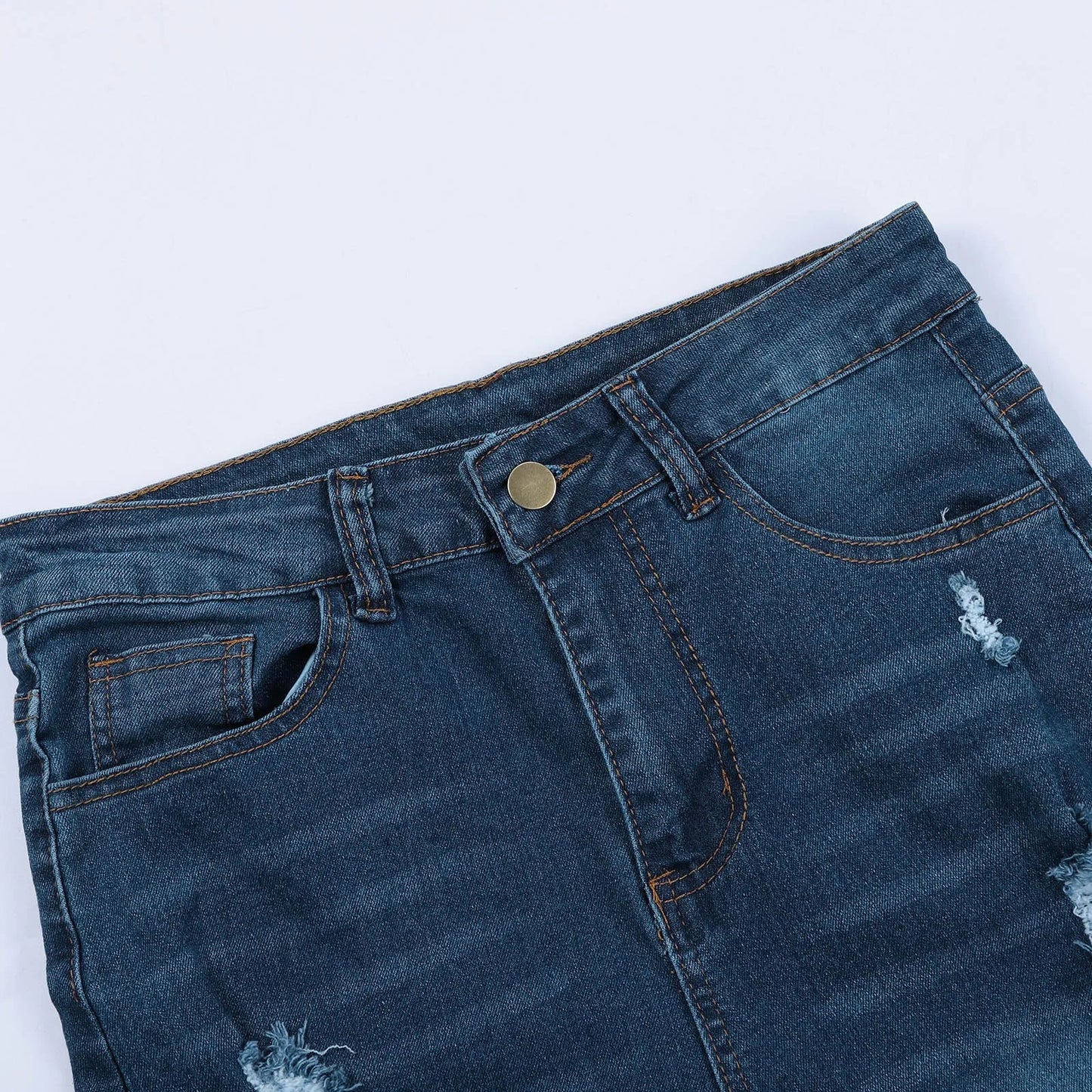 Women's Skinny Ripped Jeans - Slim Denim Pants for Women - The Eggy's store