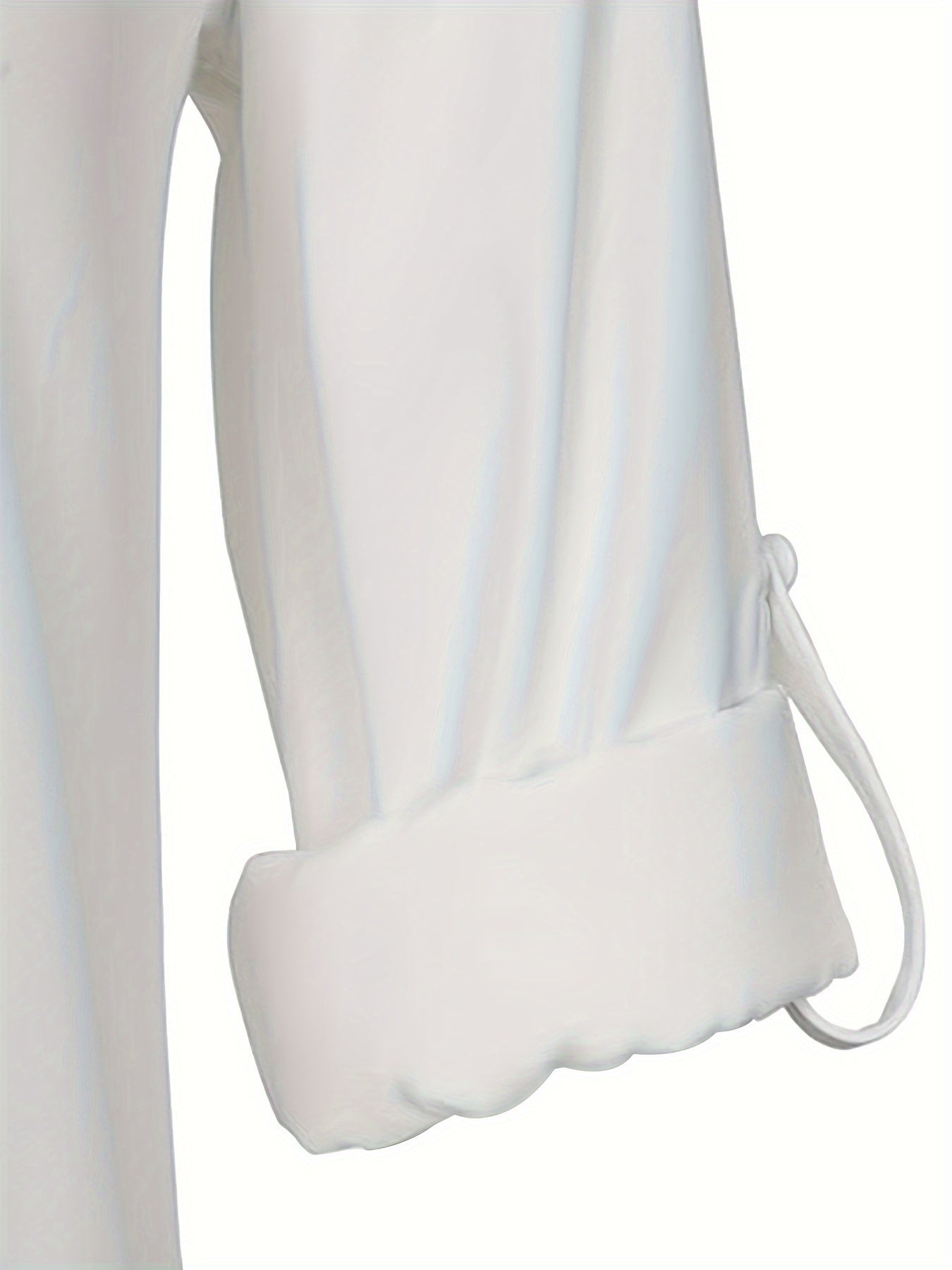 Women's Pearl Button Blouse - Long Sleeved Casual Versatile Top - The Eggy's store