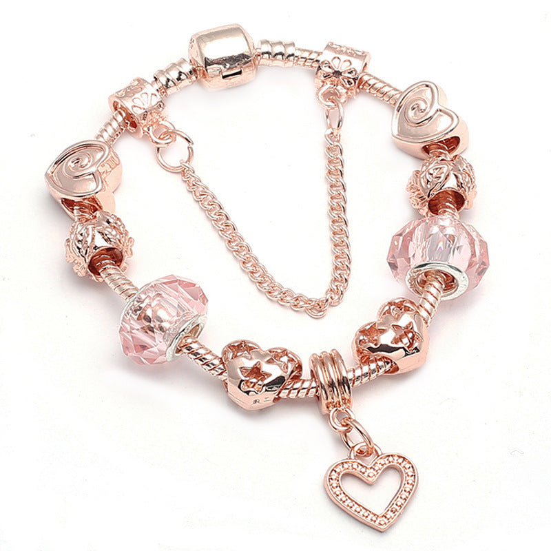 Fashion Love Geometric Rose Gold Bracelet for Women's Jewelry - The Eggy's store