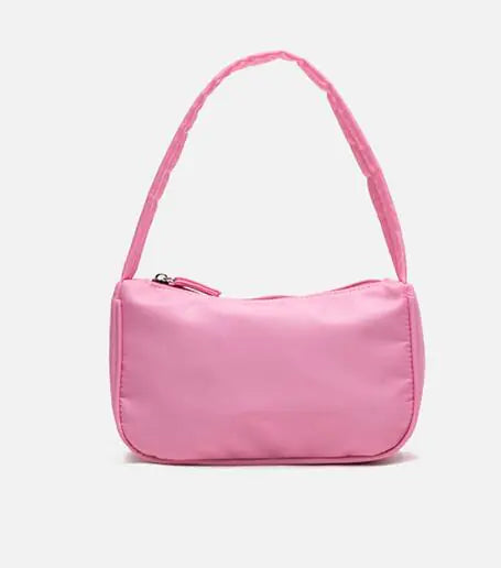 Vintage Hobo Shoulder Bag – Lightweight Nylon Purse | 3 Colors
