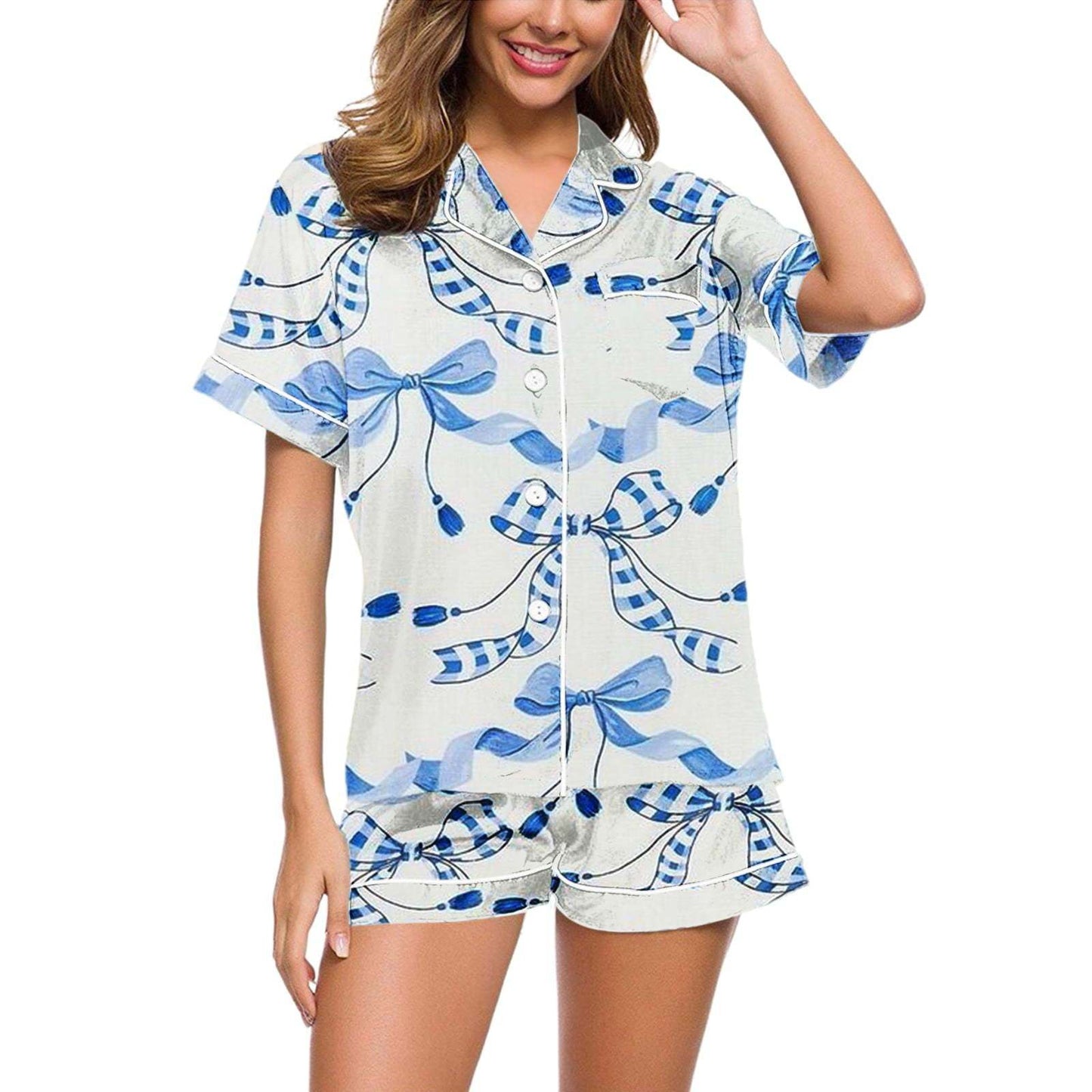 Two Piece Women's Sleepwear Set - Multiple Designs - The Eggy's store