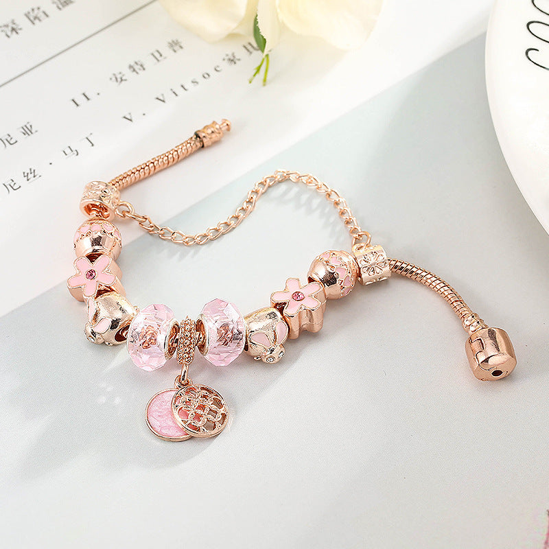 Fashion Love Geometric Rose Gold Bracelet for Women's Jewelry - The Eggy's store