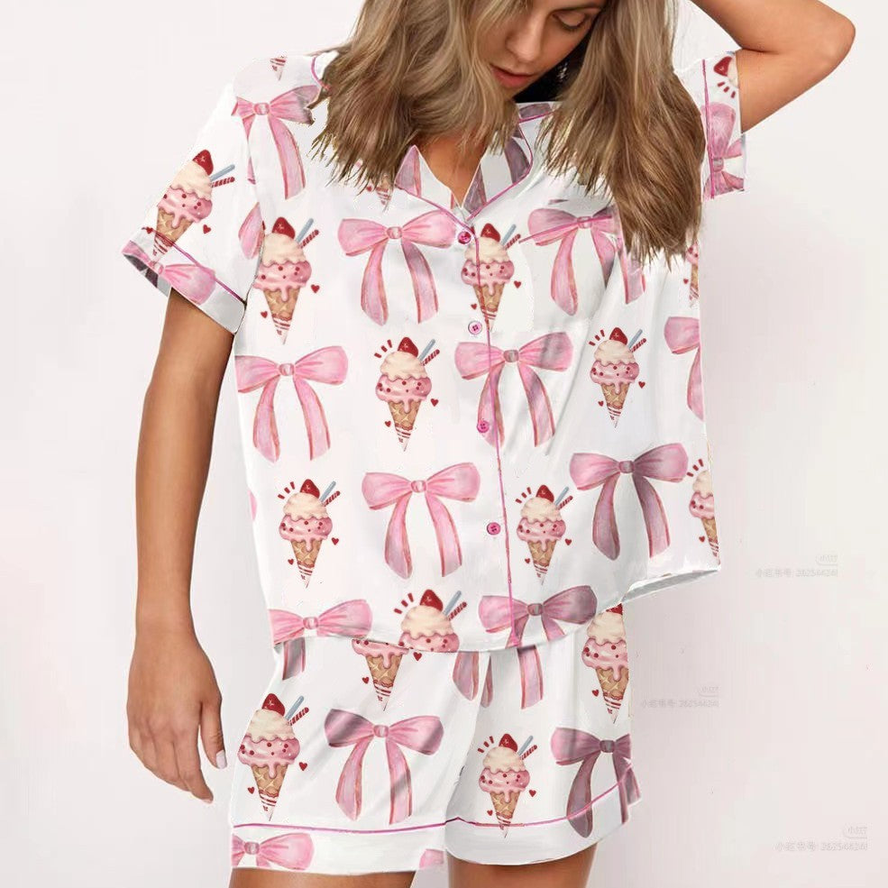 Two Piece Women's Sleepwear Set - Multiple Designs - The Eggy's store