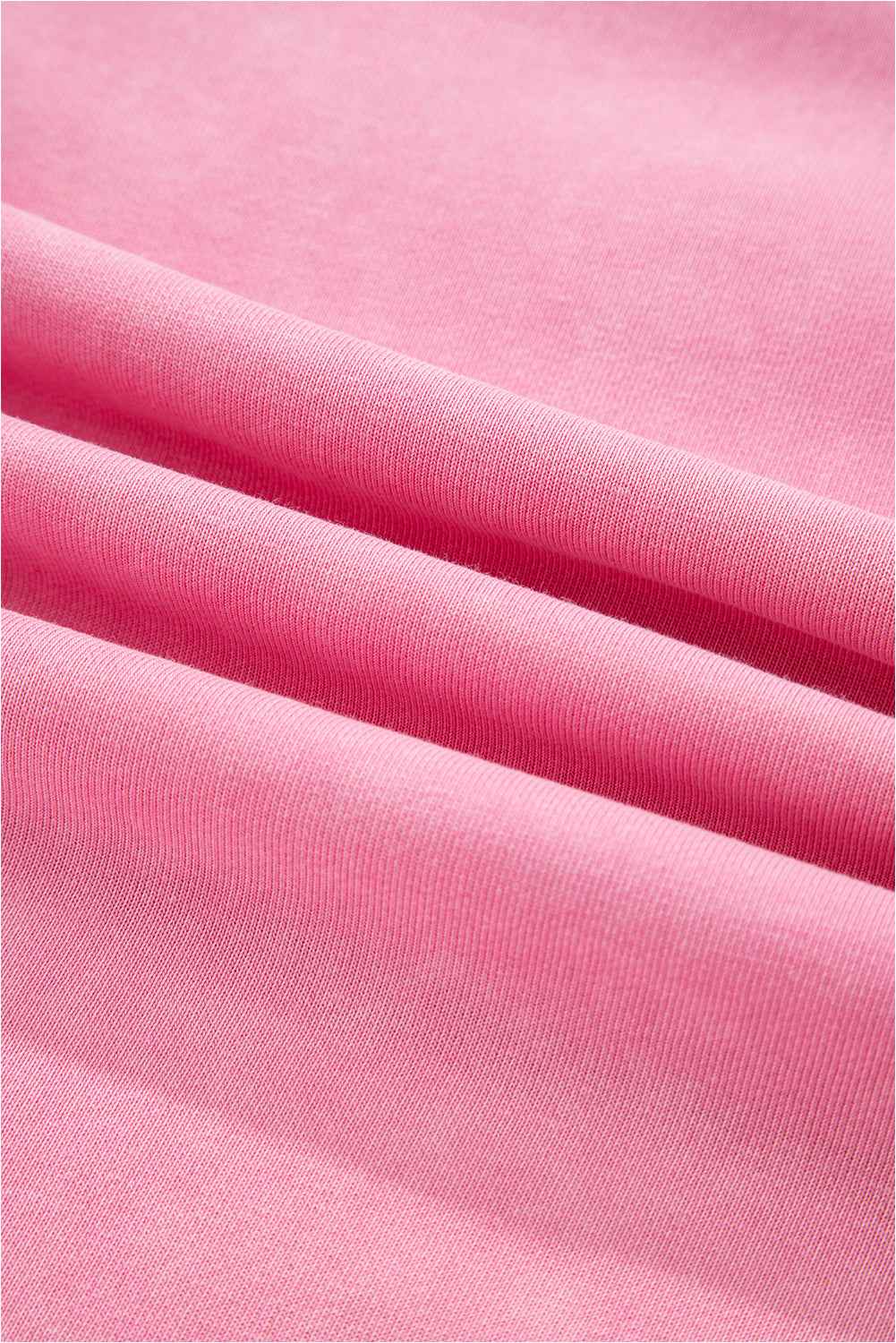 Plus Size Waffle Bowknot Patchwork Mineral Wash Sweatshirt