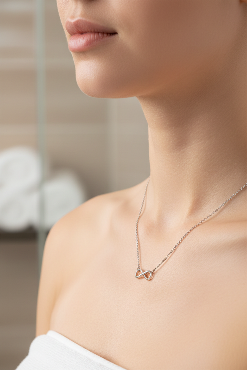 Sterling Silver Infinity Symbol Necklace