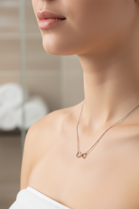 Sterling Silver Infinity Symbol Necklace