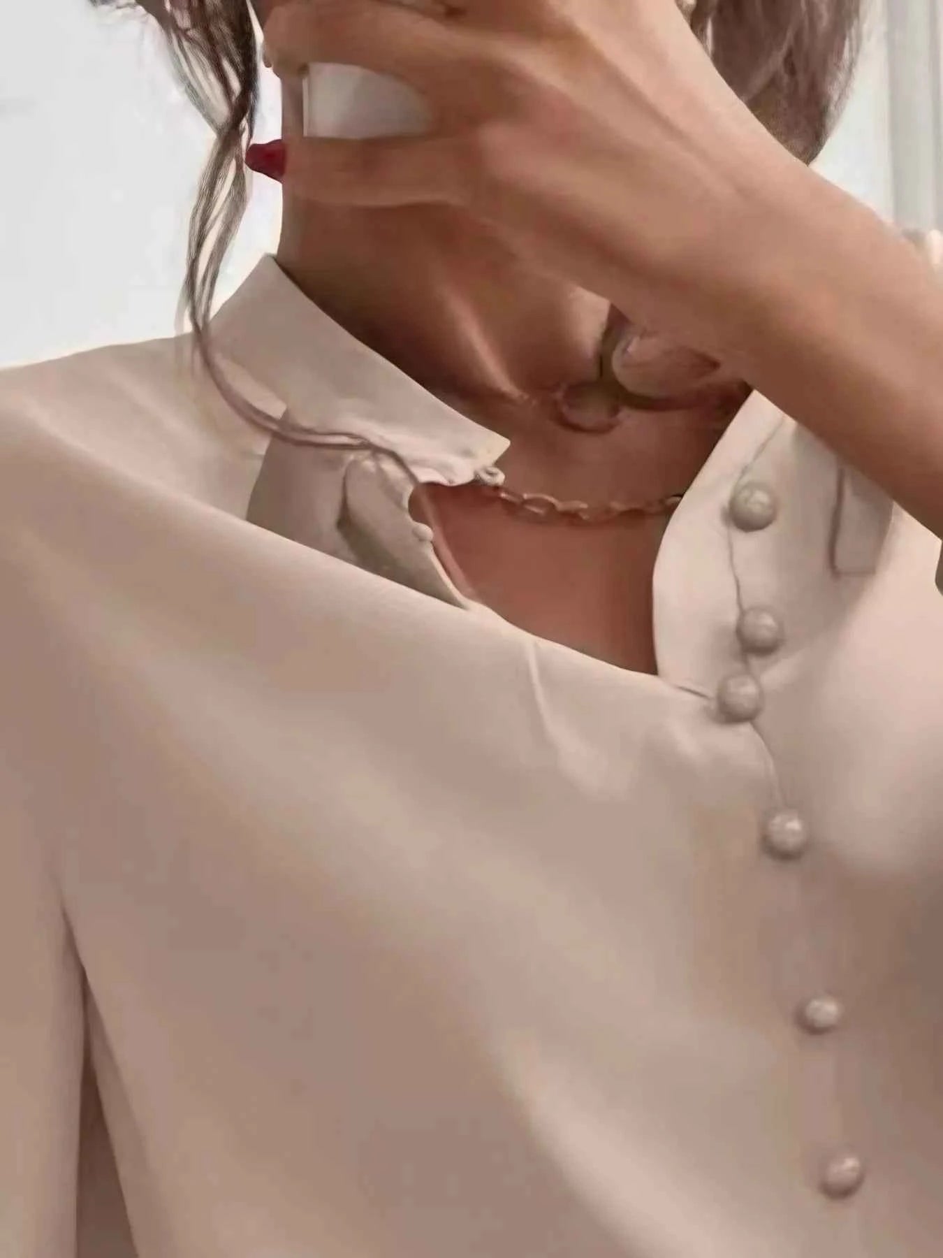 Button Up Long Sleeve Shirt 100 Percent Polyester Durable