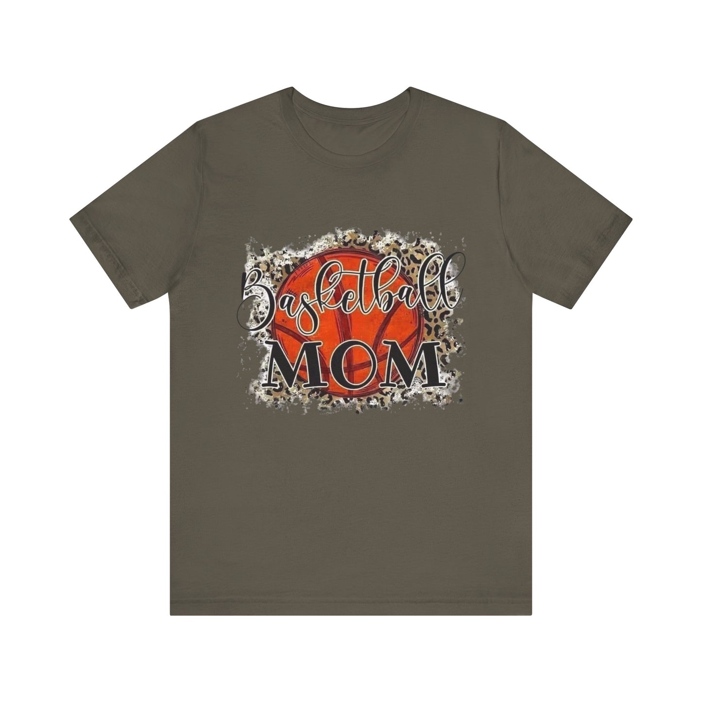 Basketball Mom Tee, Gift for Basketball Moms, Women's T-Shirt, Game Day Outfit, Basketball Fan Clothing