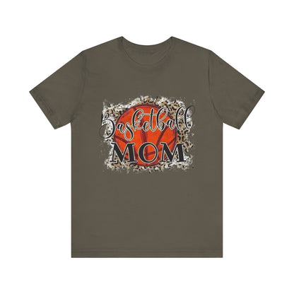 Basketball Mom Tee, Gift for Basketball Moms, Women's T-Shirt, Game Day Outfit, Basketball Fan Clothing