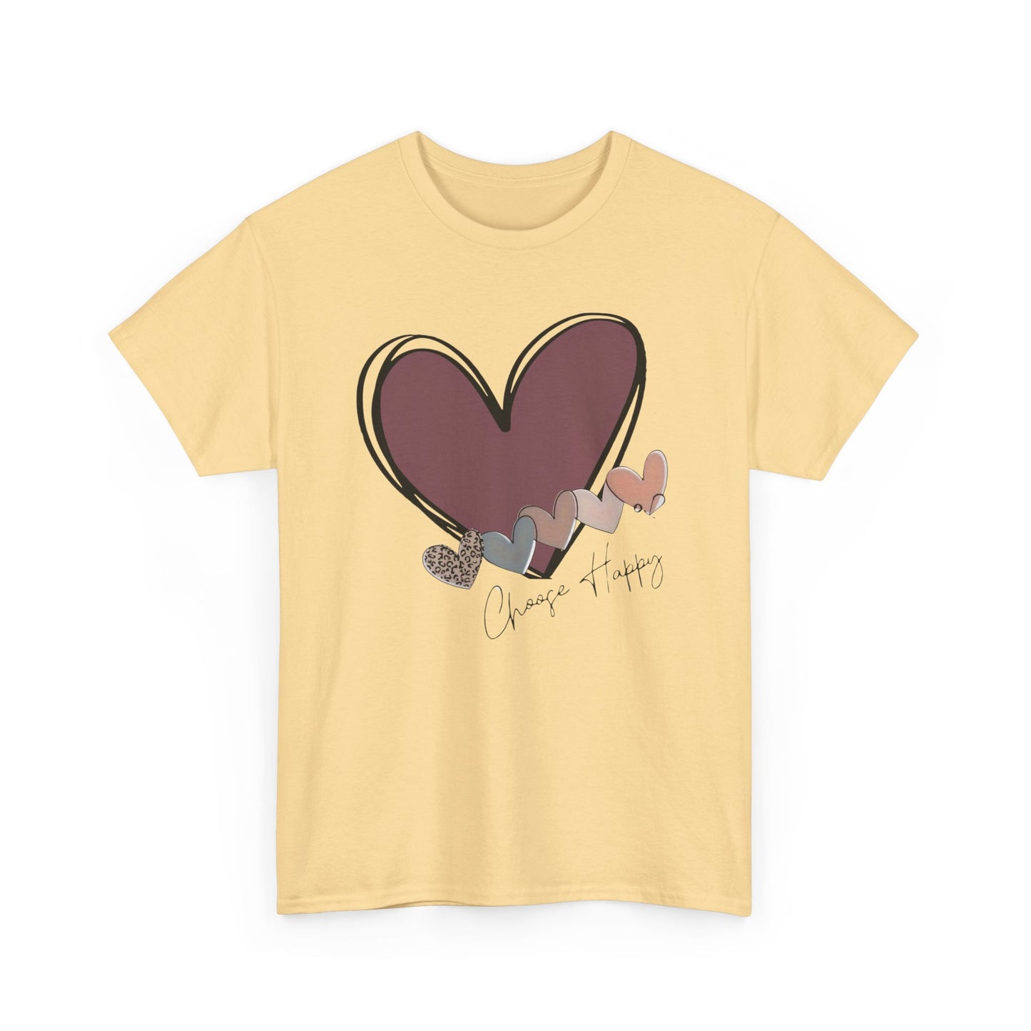 Choose Happy Women's T-Shirt – Spread Joy with Every Wear