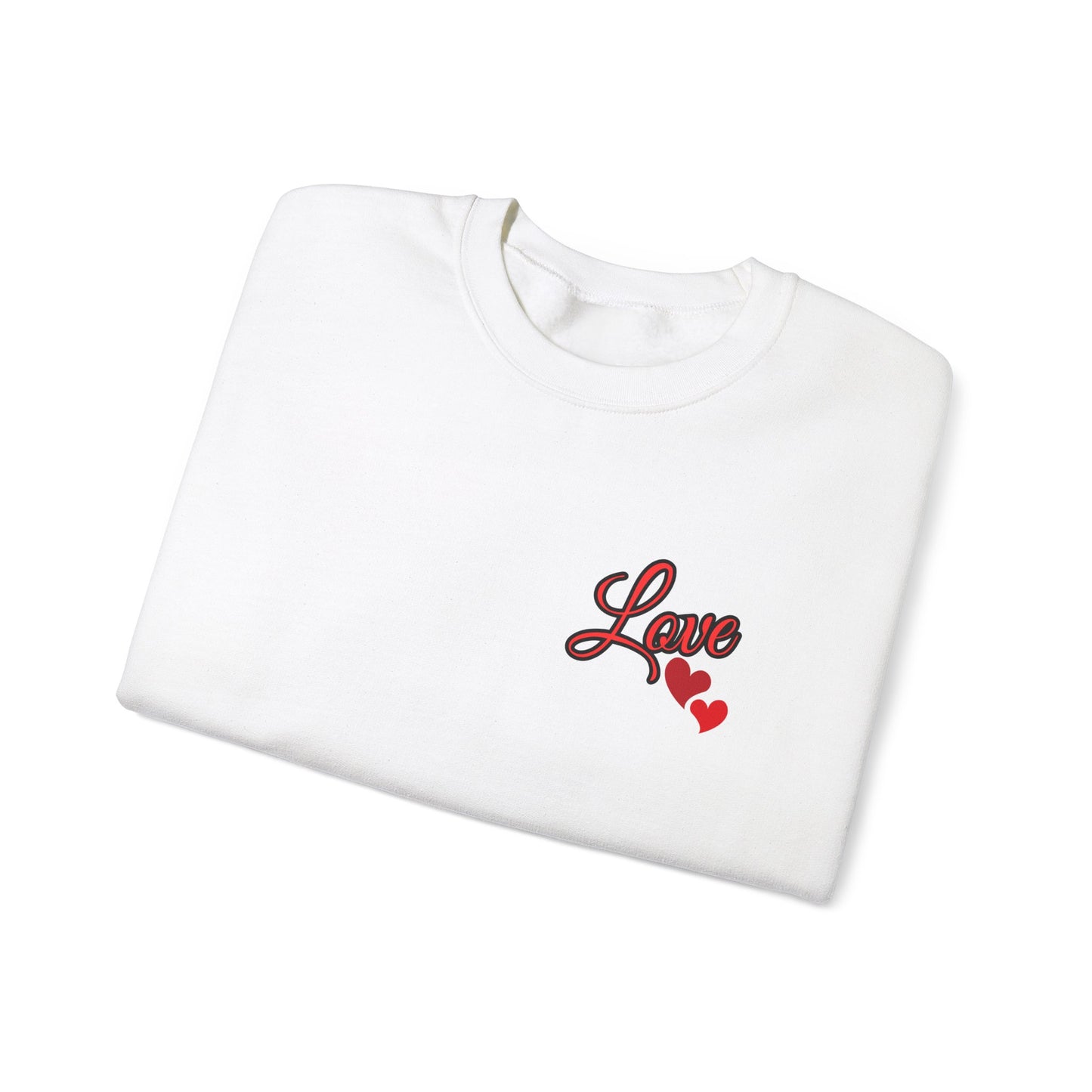 Love and Hearts Adult Love Hearts Sweatshirt Women's Top