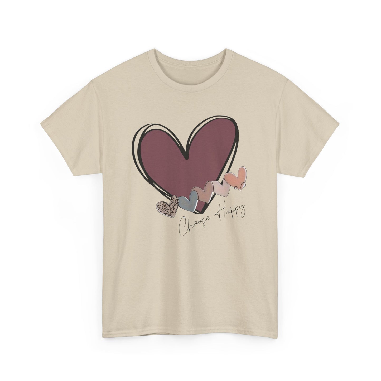 Choose Happy Women's T-Shirt – Spread Joy with Every Wear