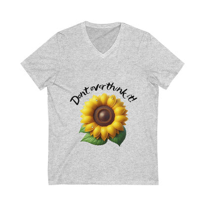 Overthink:  Short Sleeve V-Neck Women's T-shirt