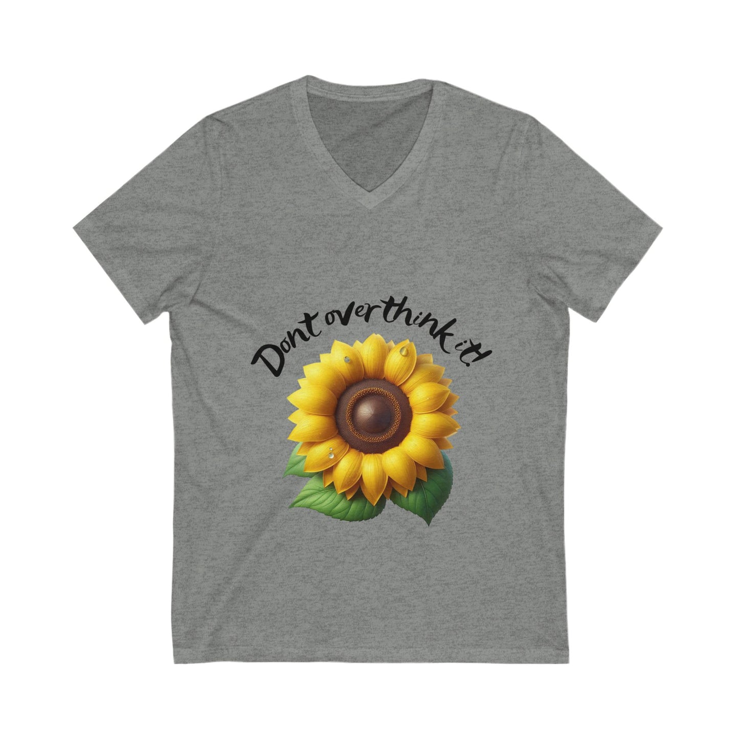 Overthink:  Short Sleeve V-Neck Women's T-shirt