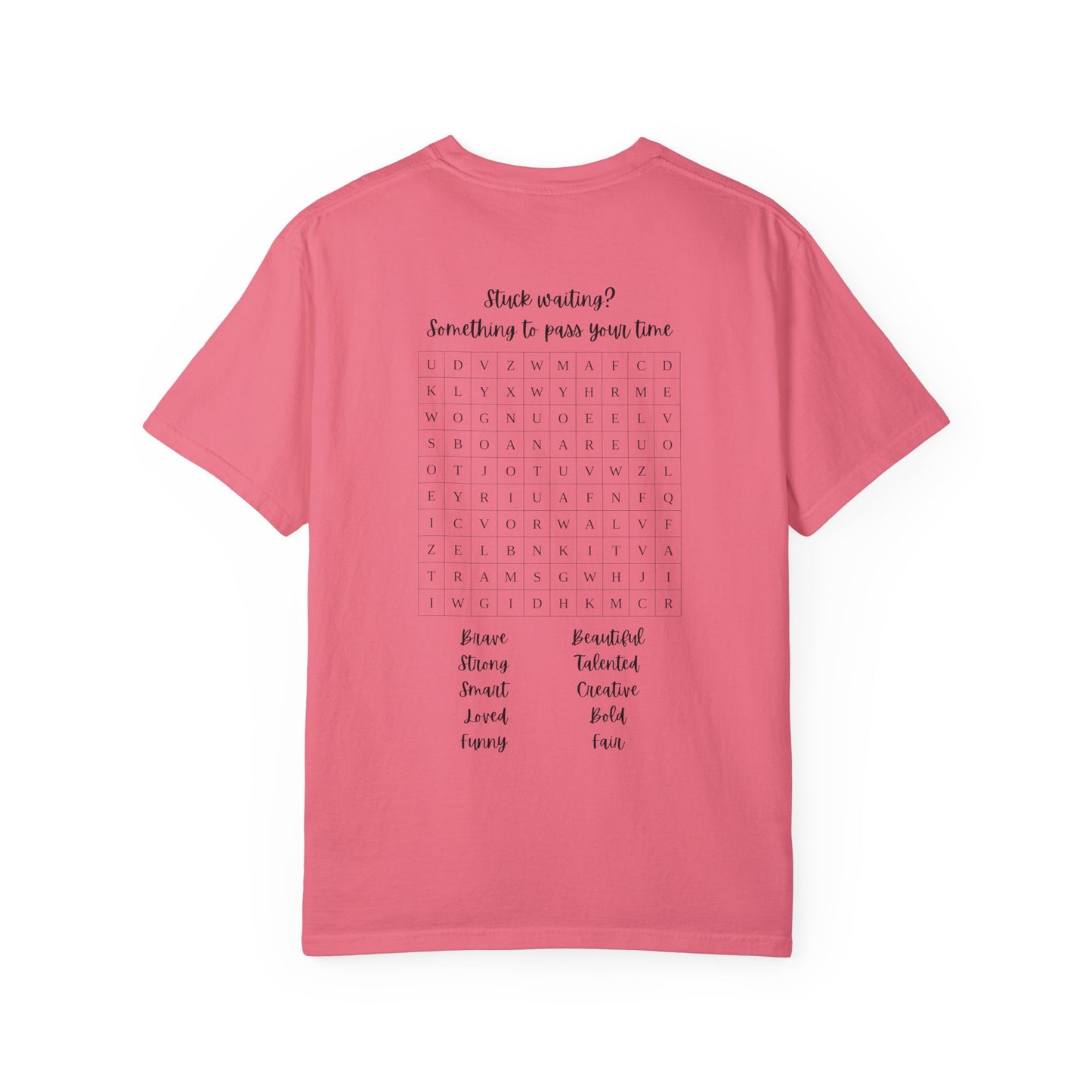 Word Search Women's T-shirt - Fun Puzzle Design for Adults