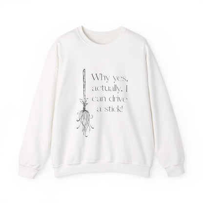 Whimsical Witch Crewneck Sweatshirt, Cozy Fall Fashion, Halloween Gift, Magical Sweatshirt, Unisex Spooky Apparel