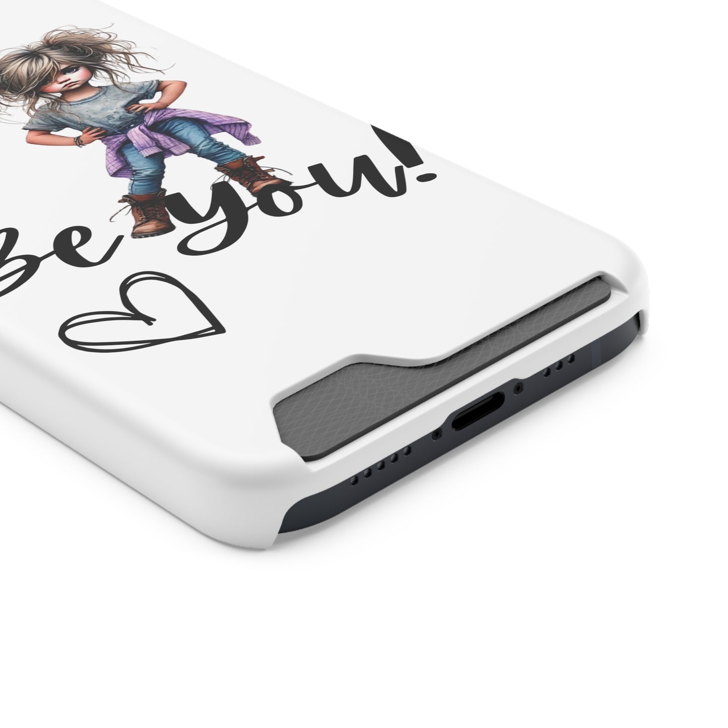 Be You Phone Case With Card Holder - Stylish and Functional Be You Phone Case