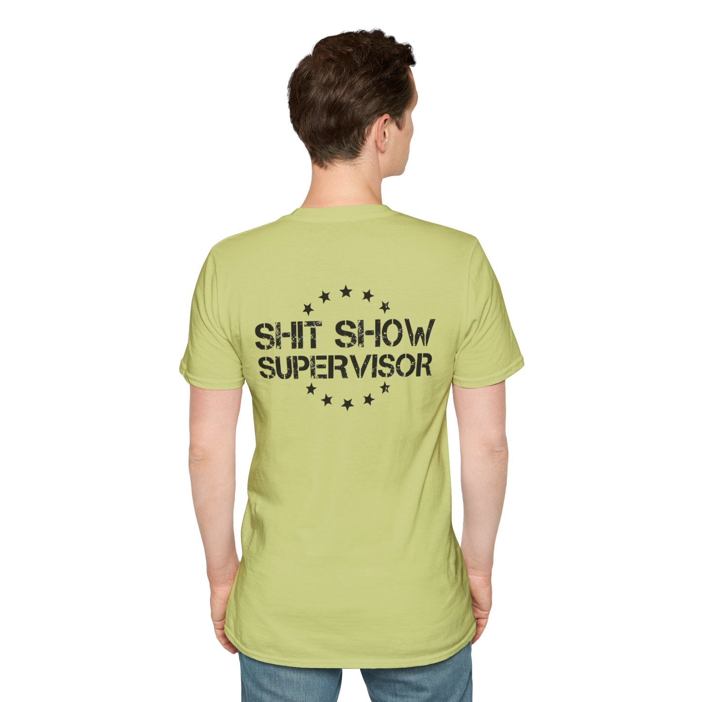 Shit Show Adult T-Shirt - Shit Show Supervisor Design for Fun Wear