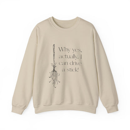 Whimsical Witch Crewneck Sweatshirt, Cozy Fall Fashion, Halloween Gift, Magical Sweatshirt, Unisex Spooky Apparel
