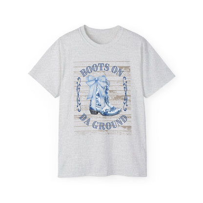 Western Song Cowboy Women's T-Shirt, Boots Graphic T-Shirt, Rural Lifestyle Top, Country Music Concert Apparel, Vintage Ranch Style Shirt - The Eggy's store