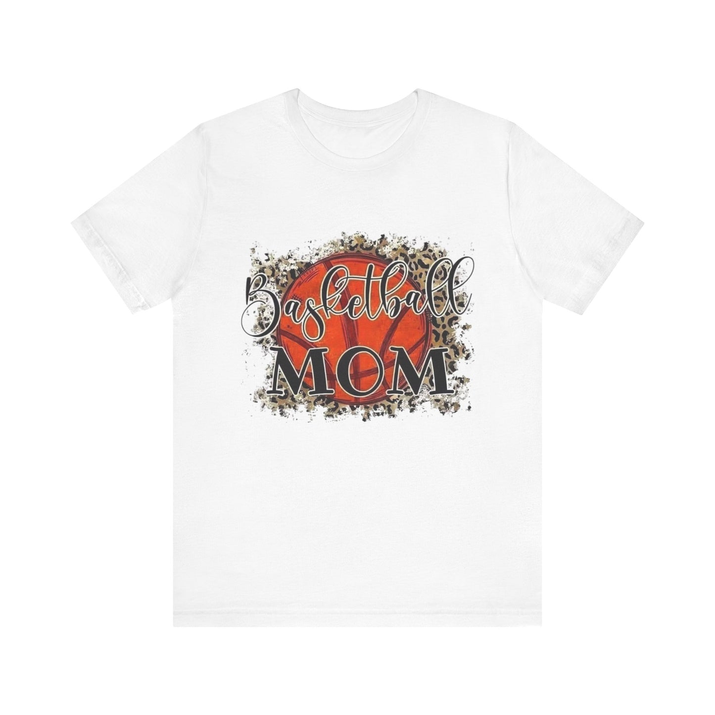 Basketball Mom Tee, Gift for Basketball Moms, Women's T-Shirt, Game Day Outfit, Basketball Fan Clothing
