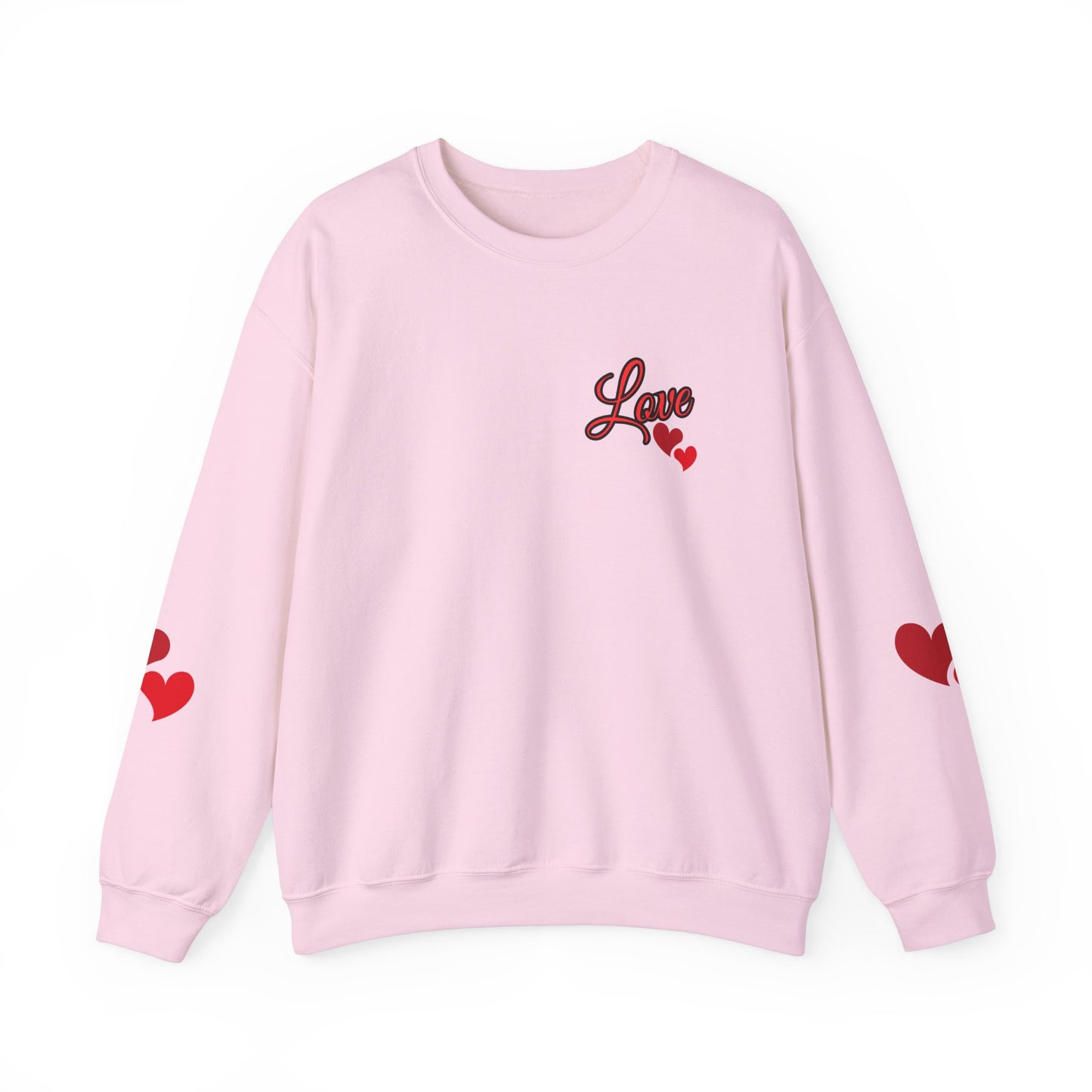 Love and Hearts Adult Love Hearts Sweatshirt Women's Top