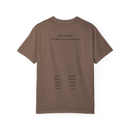 Word Search Women's T-shirt - Fun Puzzle Design for Adults