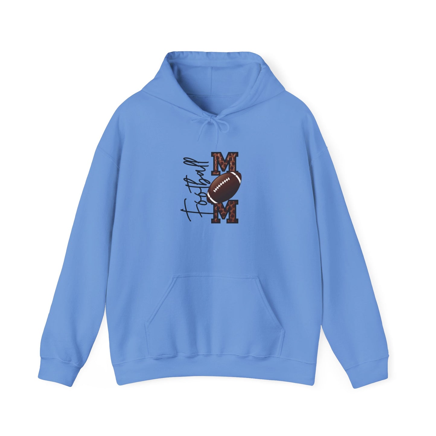 Football Mom: Adult Hooded Sweatshirt
