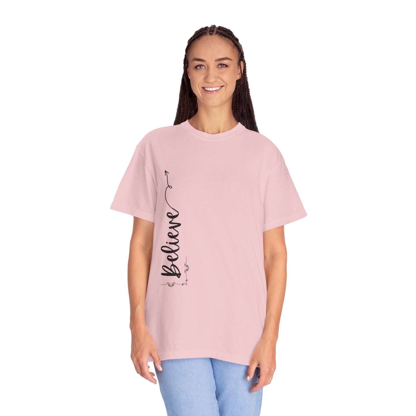 Believe Women's T-shirt for Adults - Inspirational Apparel - The Eggy's store