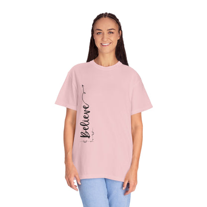 Believe Women's T-shirt for Adults - Inspirational Apparel - The Eggy's store