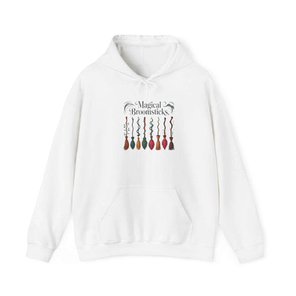Magical Broomsticks Hoodie - Cozy Unisex Heavy Blend Sweatshirt for Wizarding Fans, Ideal for Halloween, Gifts, and [...]
