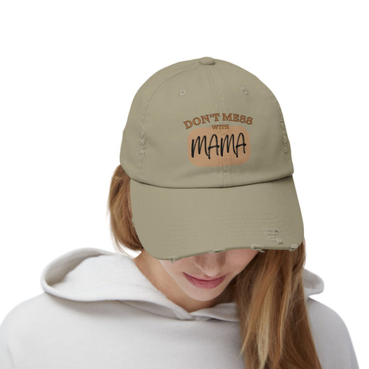 Mama:  Adult Distressed Hat