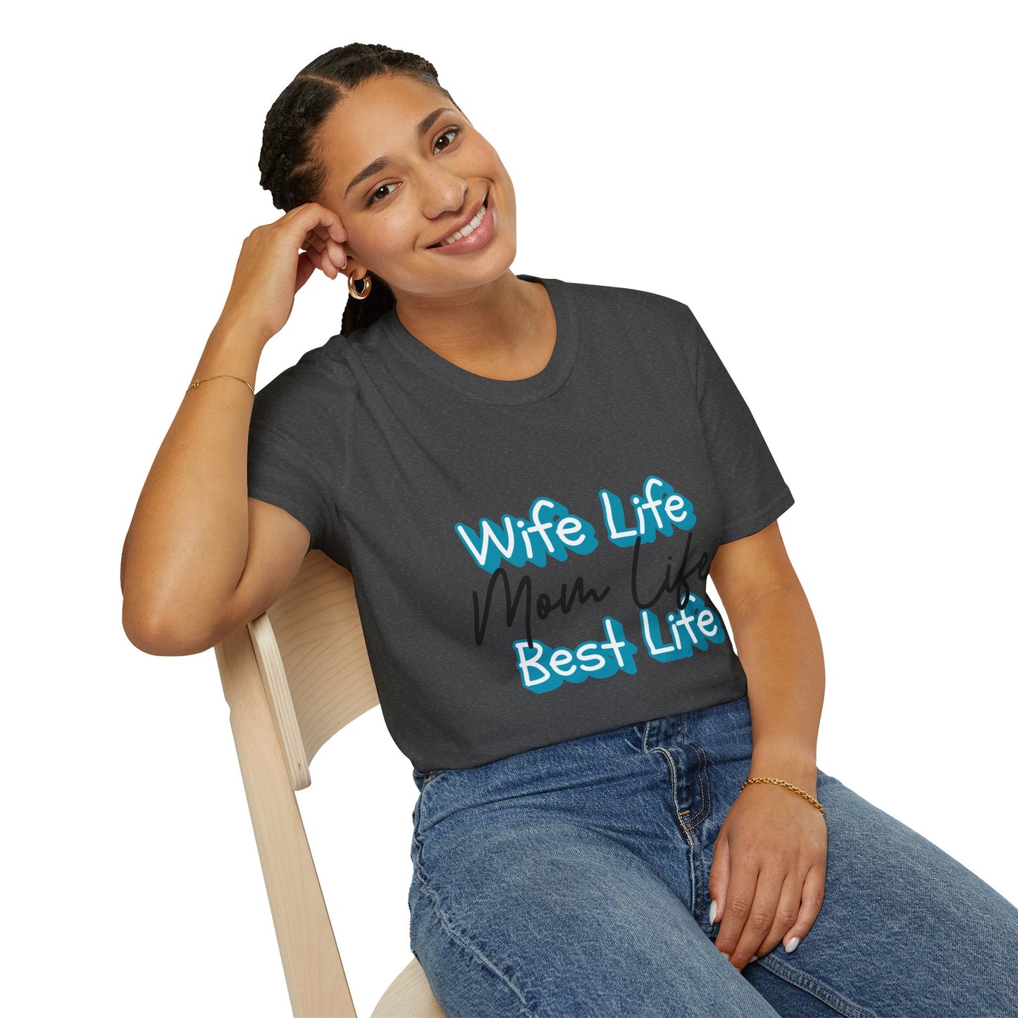 Best Life Mom Life Adult T-Shirt